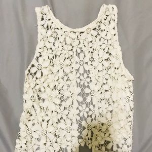 Hollister Floral Tank Top/Beach Coverup